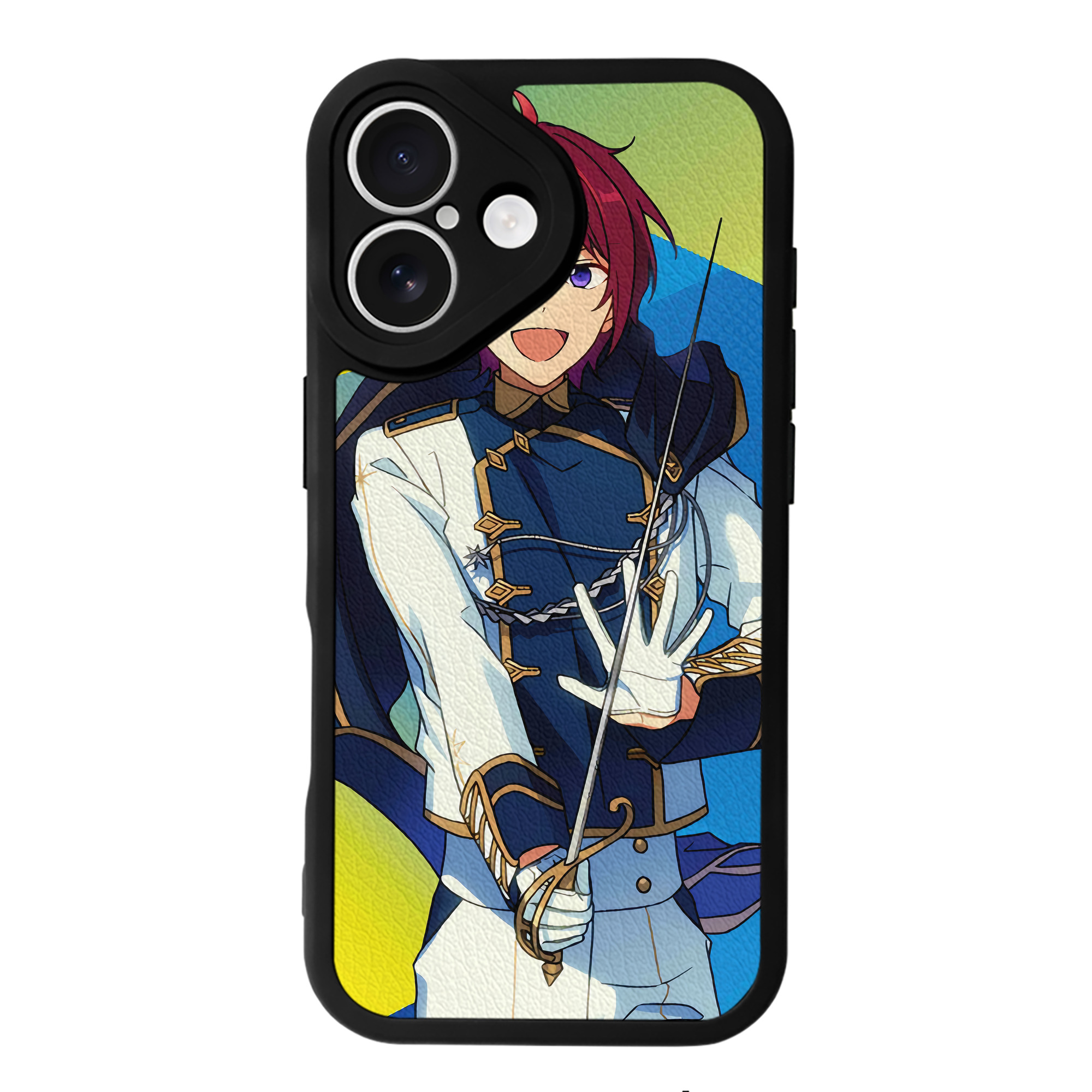 （画像用） あんさんぶるスターズ! Ensemble Stars 【iPhone 16シリーズ対応】シリコンスマホケース（レザー調） 材質：シリコン